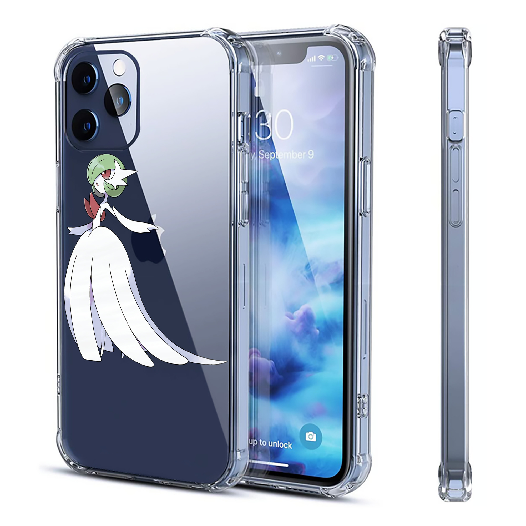 （画像用） ポケットモンスター Pokémon 【iPhone 12シリーズ対応】透明スマホケース（クリアソフトケース）